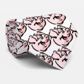 Cravate Cochon souriant (Roulé)