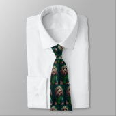 Cravate Cockapoo Dog en robe de fête St. Patrick (Attaché)