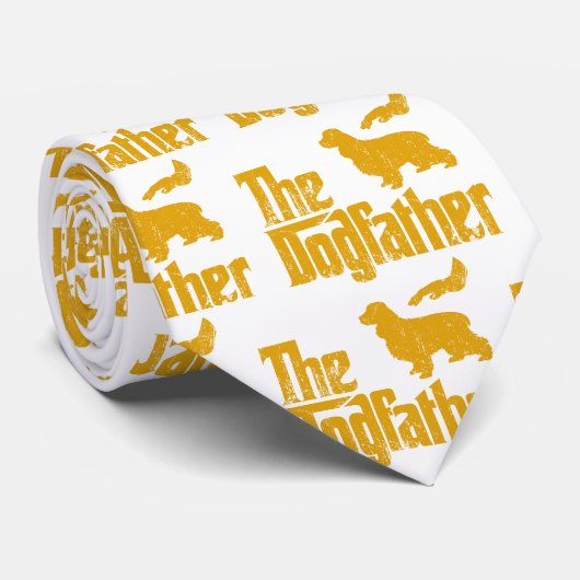 Cravate Cocker anglais (Roulé)