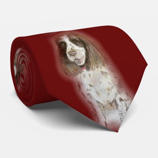 Cravate Cocker Spaniel (Roulé)