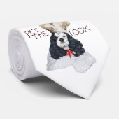 Cravate Cocker Spaniel Américain Chef (Roulé)