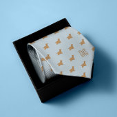 Cravate Cocker Spaniel Chiens Motif Monogramme