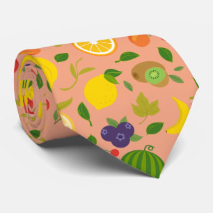 Cravate Cocktail de fruits Aliments frais sains à base de
