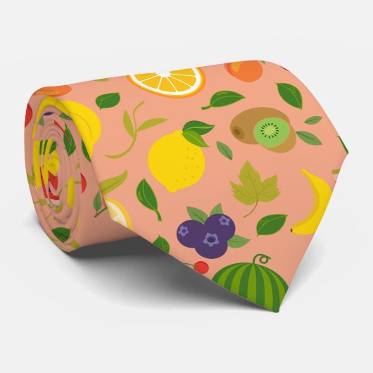 Cravate Cocktail de fruits Aliments frais sains à base de (Roulé)