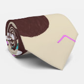 Cravate Cocktail de noix de coco avec motif de paille - Pl (Roulé)