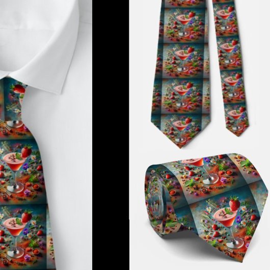 Cravate Cocktail unique Sophisticated Necktie