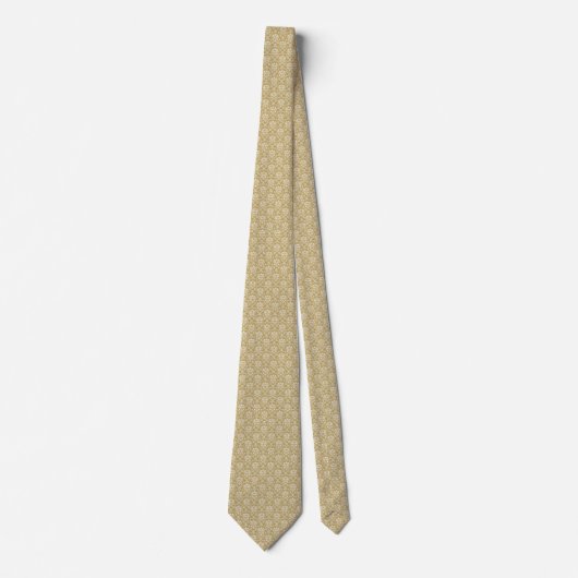 Cravate Cocoa and Cream Damask (Devant)