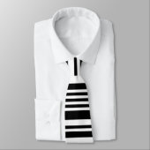 Cravate Code-barres noir (Attaché)
