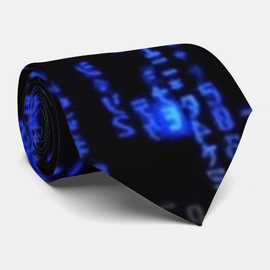 Cravate _code_blue (Roulé)