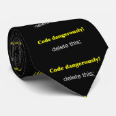 Cravate Code dangereusement (Roulé)