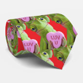 Cravate Cœur de Caméléon (Amour de toi) (Roulé)