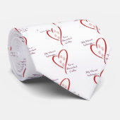 Cravate Coeur de Collie hérité (Roulé)