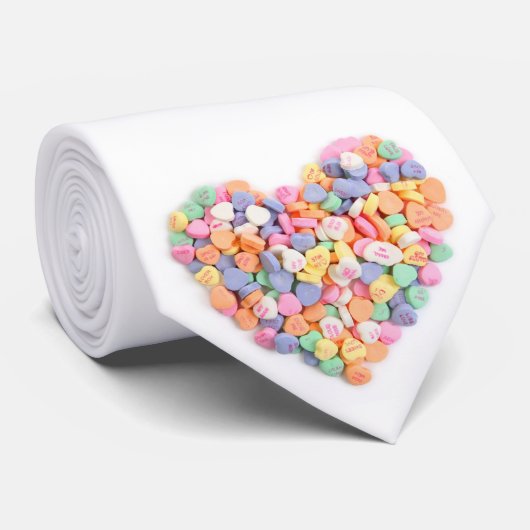 Cravate Coeur de conversation (Roulé)