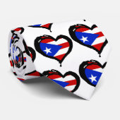 Cravate Coeur de Porto Rico (Roulé)