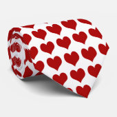 Cravate Coeur de Saint-Valentin (Roulé)