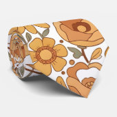Cravate Cœur de Tournesol (Roulé)