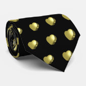 Cravate Coeur d'or (Roulé)