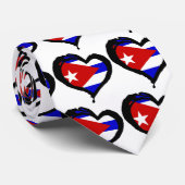 Cravate Coeur du Cuba (Roulé)