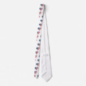 Cravate coeur du drapeau américain (Dos)