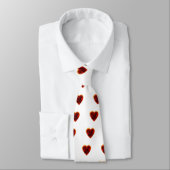 Cravate Coeur flamboyant (Attaché)