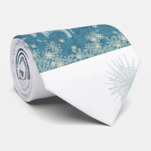 Cravate Coeur gelé (Roulé)