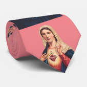 Cravate Coeur immaculé de la Vierge Marie (Roulé)