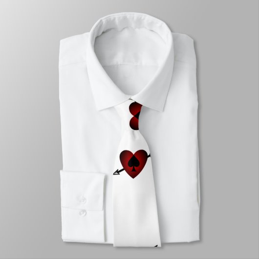 Cravate Coeur mignon Black Spade Thunder_Cove (Attaché)