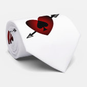 Cravate Coeur mignon Black Spade Thunder_Cove (Roulé)