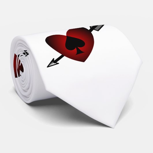 Cravate Coeur mignon Black Spade Thunder_Cove (Roulé)