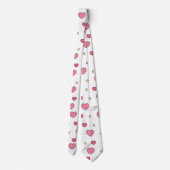 Cravate coeur mixte motif valentine's day (Dos)