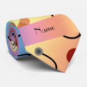 Cravate Coeur nommé fait sur commande de bandage de (Roulé)