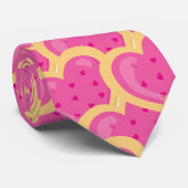 Cravate Coeur rose Coeurs Cookies Cuisson Aliments Valenti (Roulé)