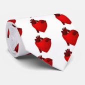 Cravate Coeur vrai (Roulé)