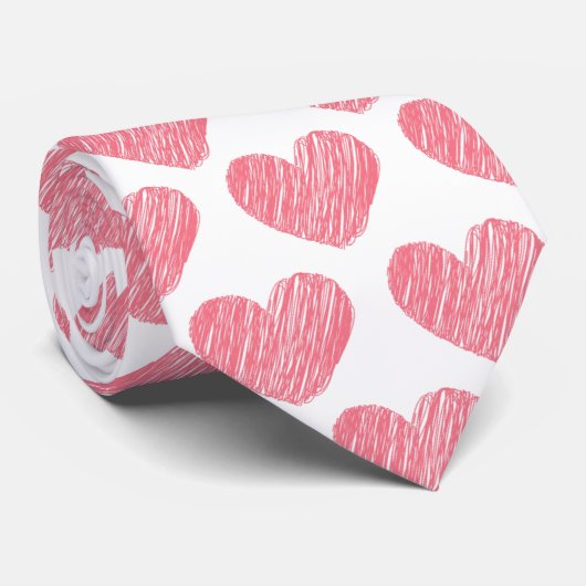 Cravate Coeurs (Roulé)
