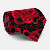 Cravate Coeurs beaucoup Motif (Roulé)