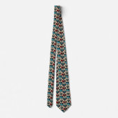 Cravate Coeurs bijoux tondus (Dos)