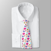Cravate Coeurs colorés (Attaché)