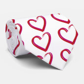 Cravate Coeurs cool de Valentine (Roulé)