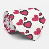 Cravate Coeurs d'amour (Roulé)