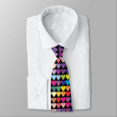 Cravate Coeurs d'arc-en-ciel (Attaché)