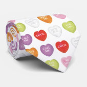 Cravate Coeurs de conversation (Roulé)