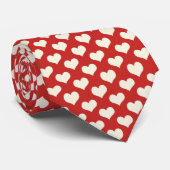 Cravate Coeurs de la Saint Valentin (Roulé)