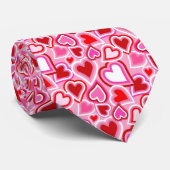 Cravate Coeurs de mixage Valentine (Roulé)