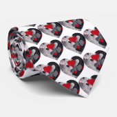 Cravate Coeurs enchantés (Roulé)