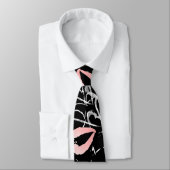 Cravate coeurs et lèvres (Attaché)