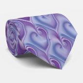 Cravate Coeurs fractaux motif sans faille + vos idées (Roulé)