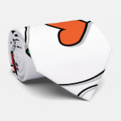 Cravate Coeurs frisés (Roulé)