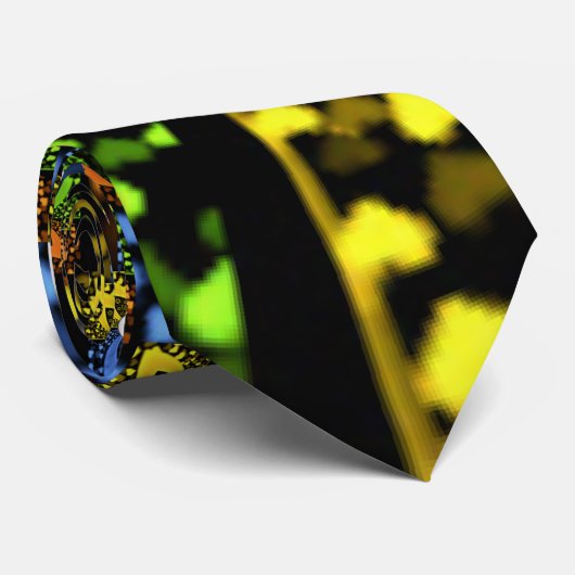 Cravate Coeurs Iridescente Polka sans soudure Point Art Ab (Roulé)