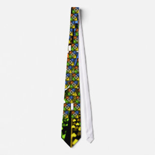 Cravate Cœurs iridescents motif à pois sans couture Art ab
