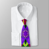 Cravate Coeurs kaléidoscope - Coeurs peignant kaléidoscope (Attaché)